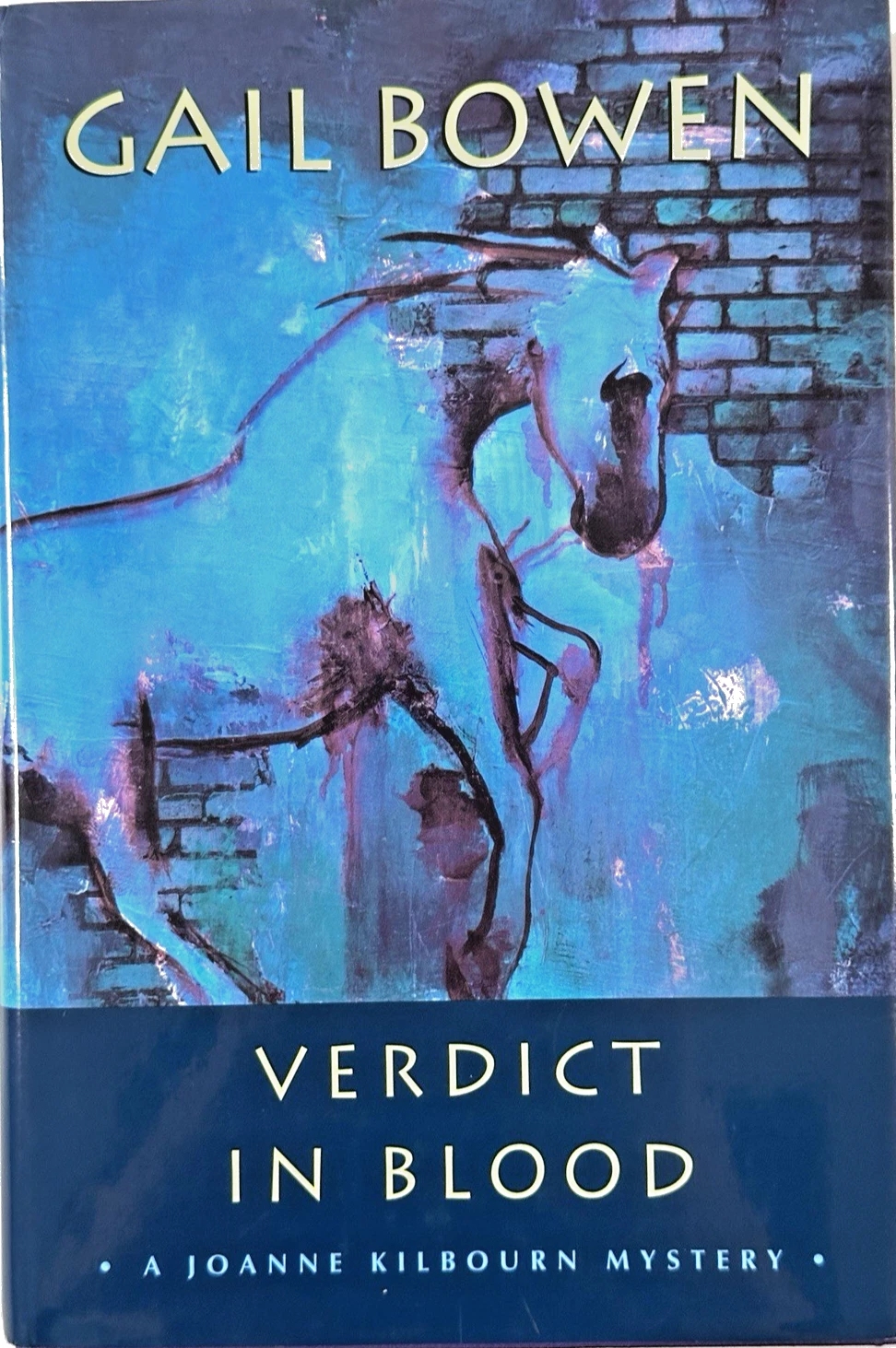 Cover of Verdict in Blood by Gail Bowen